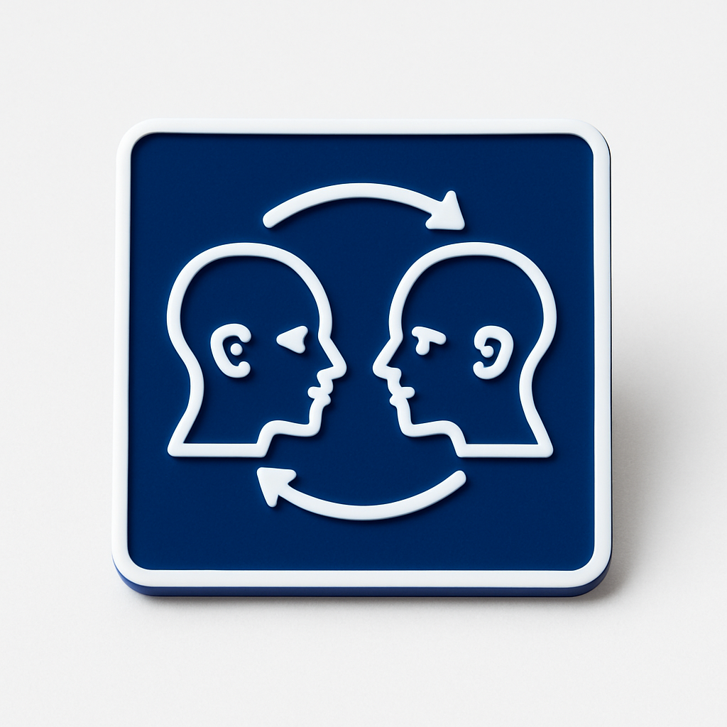 Communication Access UK Pin Badges - Single badge